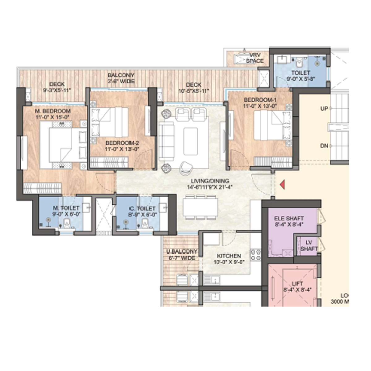 Rosemont Residency Layout